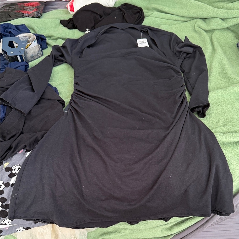 Abercrombie & Fitch Black Ava Mini Dress